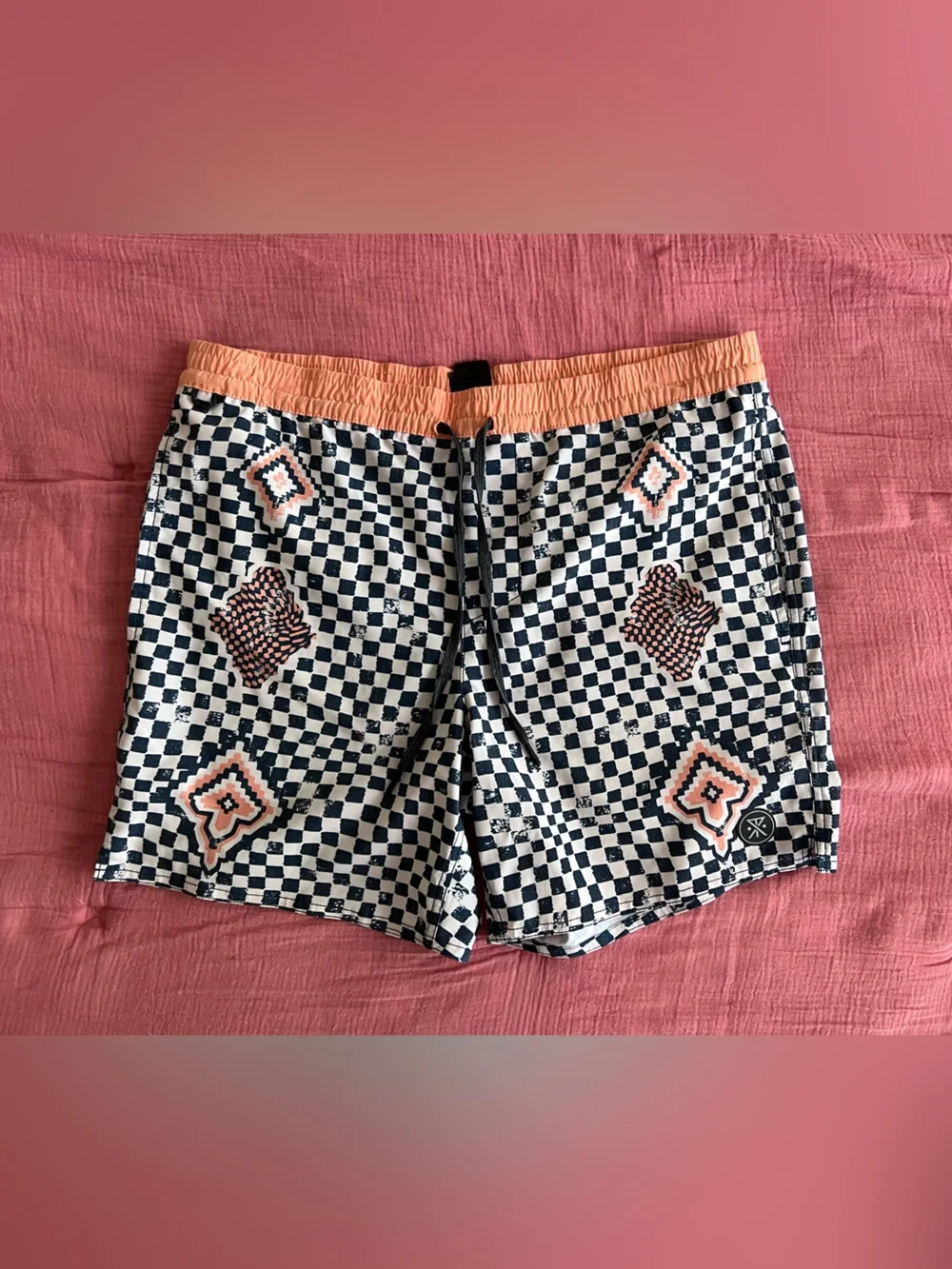 Men's ROARK Checkerboard Swim Trunks